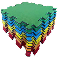 Piso Tatame EVA colorido, placa 50x50cm, para área infantil
