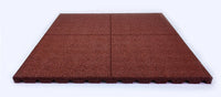 Piso Vulcanizado SBR, placa 1m², para playground