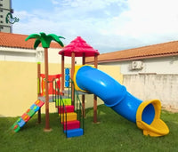 Playground Compacto Tobogã Azul