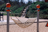 Rede de escalada infantil para playground